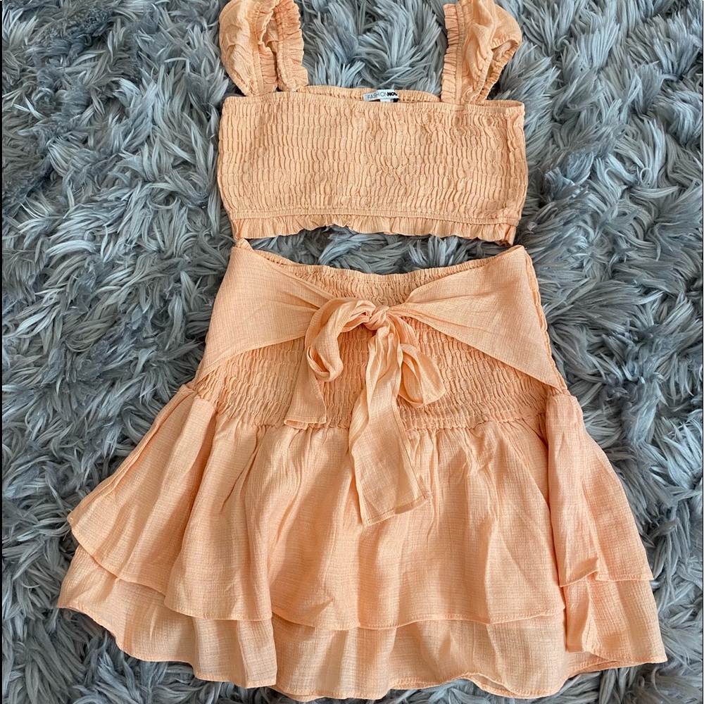 2 piece skirt and top